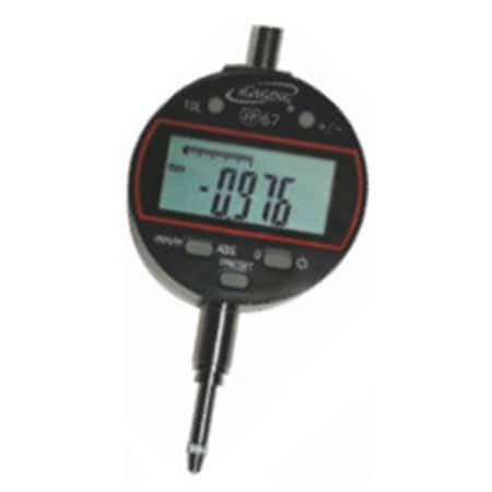Igaging IP67 High Resolution Digital Indicator, 0-0.5"/0-12.7mm - 35-A67-12 35-A67-12